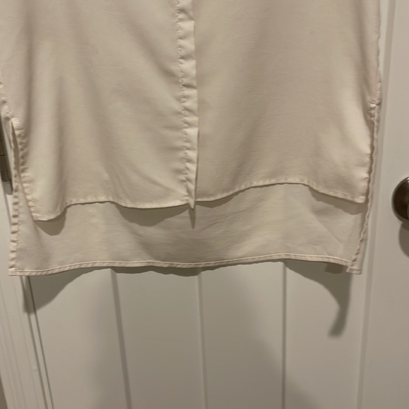 Cream high low summer sleeveless - Picture 3 of 5